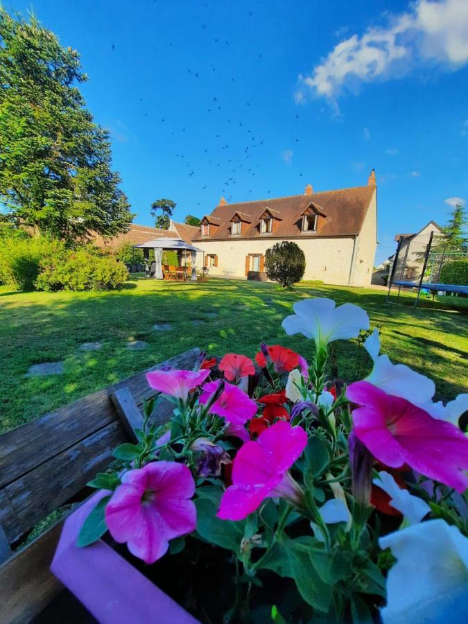 La Maison Genevier - Chambre La Family Hotel Montreuil-en-Touraine Bagian luar foto